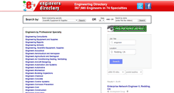 Desktop Screenshot of engineers-directory.com