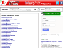 Tablet Screenshot of engineers-directory.com